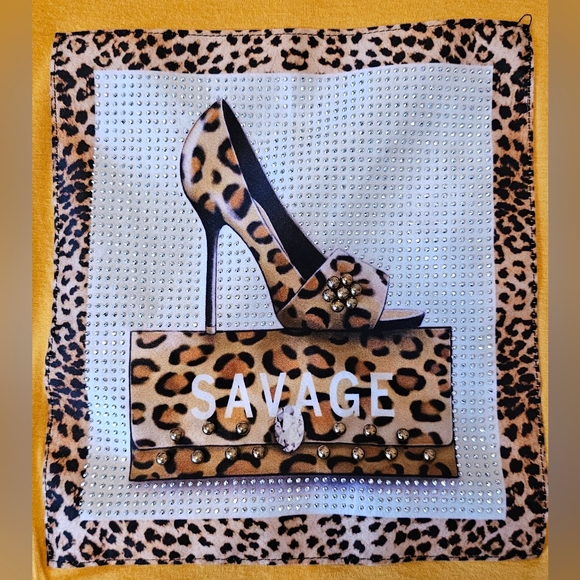 *Super Cute* Leopard Print & Rhinestone Woman's Tank - Picture 3 of 4